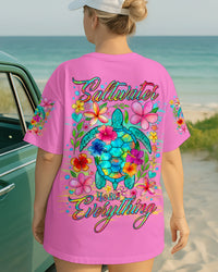 SALTWATER HEALS EVERYTHING TURTLE ALL OVER PRINT  - TLTR1605252