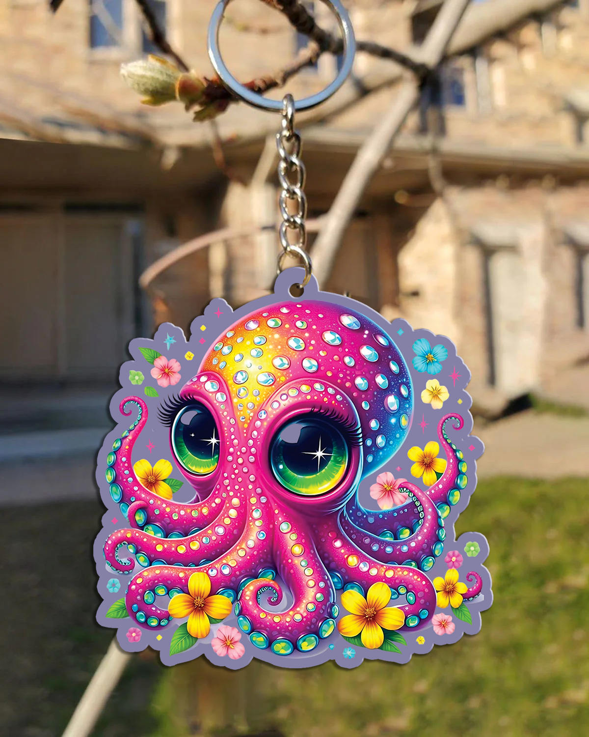 CUTE OCTOPUS ORNAMENT & KEYCHAIN - YHHN0809257