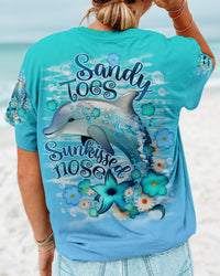 SANDY TOES SUNKISSED NOSE DOLPHIN ALL OVER PRINT - TLNO2209232