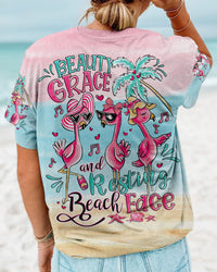 BEAUTY GRACE FLAMINGO ALL OVER PRINT - TLNO0507231