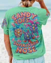SANDY TOES SUNKISSED NOSE TURTLE ALL OVER PRINT - TLNO1207232