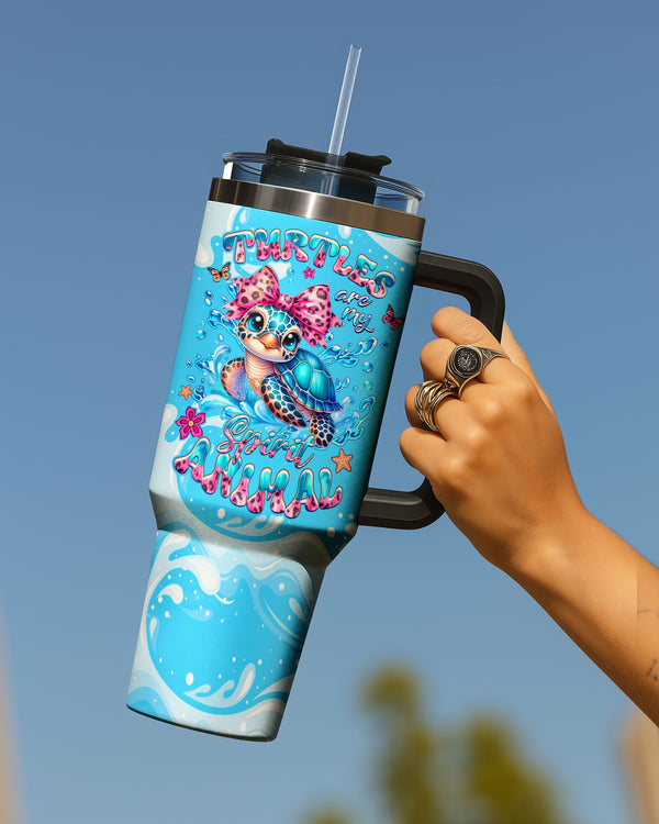 TURTLES ARE MY SPIRIT ANIMALS TUMBLER - YHHG1509255