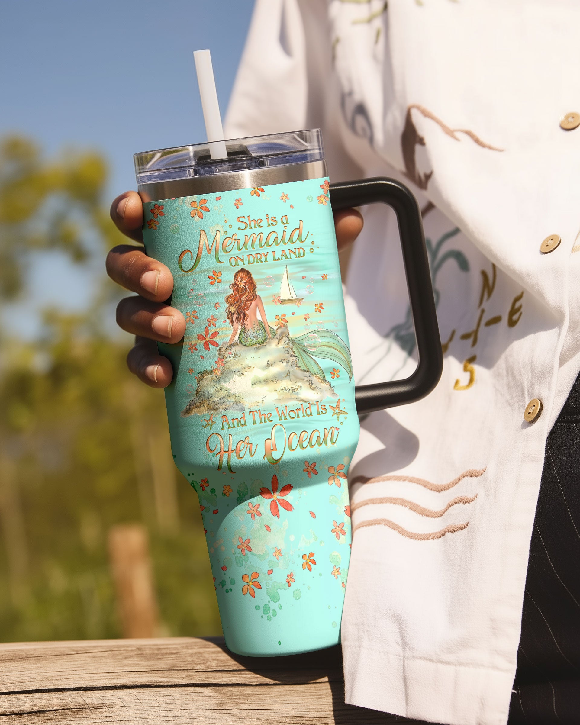 SHE IS A MERMAID TUMBLER - YHHG0309255