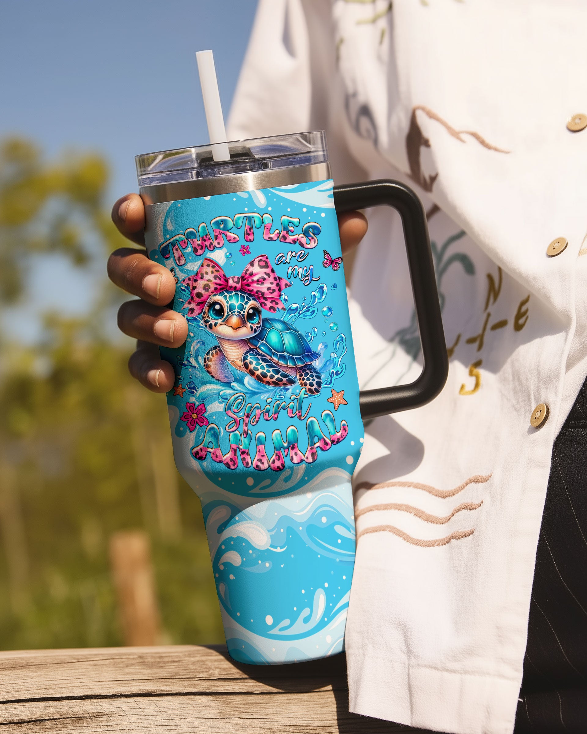 TURTLES ARE MY SPIRIT ANIMALS TUMBLER - YHHG1509255