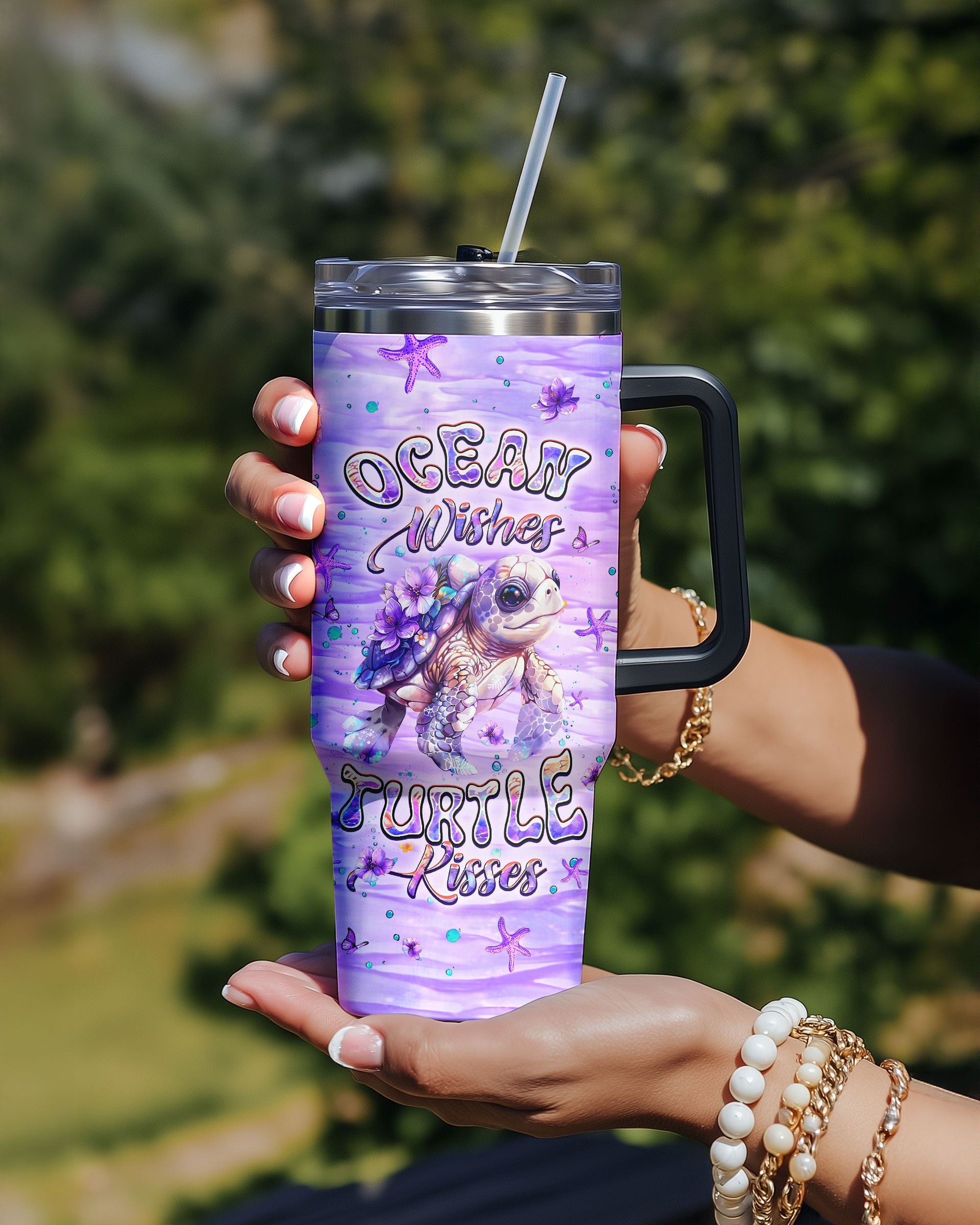 OCEAN WISHES TURTLE KISSES TUMBLER - YHLT2808254
