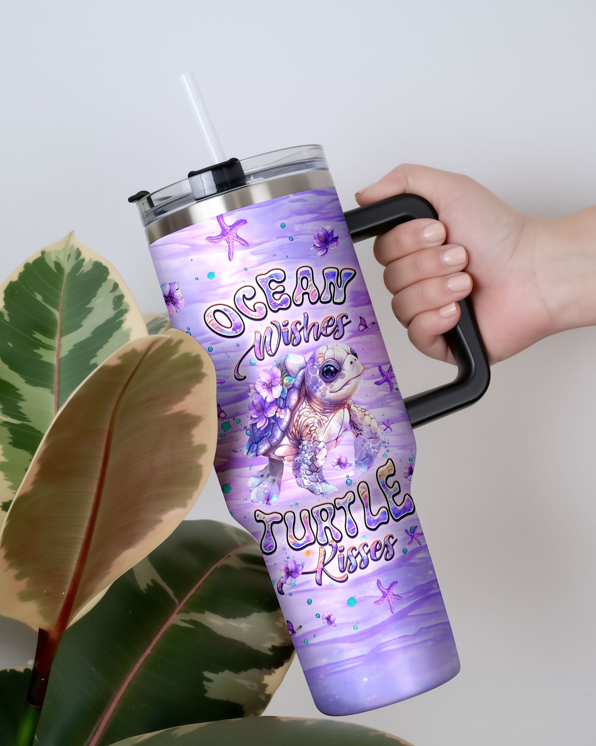 OCEAN WISHES TURTLE KISSES TUMBLER - YHLT2808254