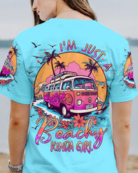I'M JUST A BEACHY KINDA GIRL ALL OVER PRINT - YHLN1306232