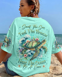 SMELL THE SEA FEEL THE BREEZE TURTLE ALL OVER PRINT - YHLN2711233