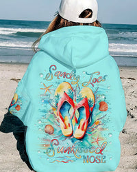 SANDY TOES SUNKISSED NOSE FLIP FLOPS ALL OVER PRINT - YHLN2211232