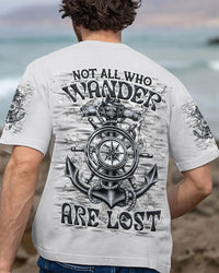 NOT ALL WHO WANDER ARE LOST ANCHOR COMPASS ALL OVER PRINT - YHHN1003254