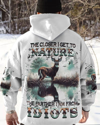 THE CLOSER I GET TO NATURE DEER ALL OVER PRINT - YHHN1811241