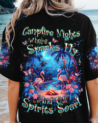 CAMPFIRE NIGHTS WHERE SPARKS FLY ALL OVER PRINT - YHHN1603243