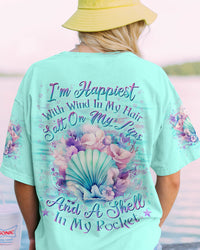 I'M HAPPIEST WITH WIND IN MY HAIR ALL OVER PRINT - YHLN2011233