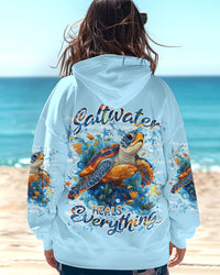 SALTWATER HEALS EVERYTHING TURTLE ALL OVER PRINT - YHHN0303251