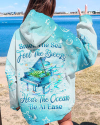 SMELL THE SEA FEEL THE BREEZE PIANO ALL OVER PRINT - YHLN1408234