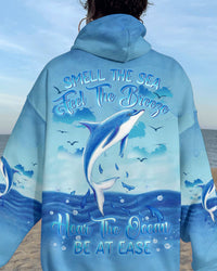 SMELL THE SEA FEEL THE BREEZE DOLPHIN ALL OVER PRINT - YHLN1109233