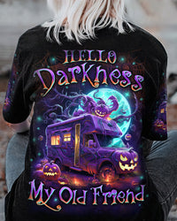 HELLO DARKNESS MY OLD FRIEND CAMPING HALLOWEEN ALL OVER PRINT - YHLN2408231