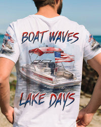 BOAT WAVES LAKE DAYS ALL OVER PRINT - YHLN3006231