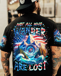 NOT ALL WHO WANDER ARE LOST COMPASS ALL OVER PRINT - YHHN1604242