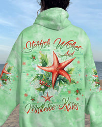 STARFISH WISHES AND MISTLETOE KISSES CHRISTMAS ALL OVER PRINT - YHLN3110233
