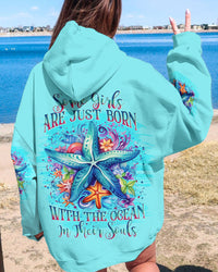 SOME GIRLS ARE JUST BORN STARFISH ALL OVER PRINT - YHLN2209234