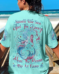 SMELL THE SEA FEEL THE BREEZE MERMAID ALL OVER PRINT - YHLN2808233