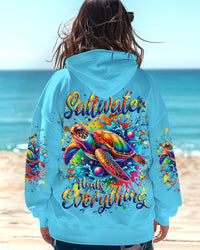 SALTWATER HEALS EVERYTHING TURTLE ALL OVER PRINT - YHHN0901253
