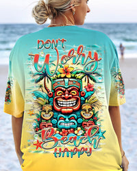 DON'T WORRY BEACH HAPPY TIKI ALL OVER PRINT - YHHN1303254