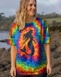 MERMAID COLORFUL SWIRL  ALL OVER PRINT - TLTW1912252
