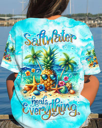 SALTWATER HEALS EVERYTHING PINEAPPLE ALL OVER PRINT - TLTW1405245