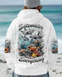 SALTWATER HEALS EVERYTHING SHARK ALL OVER PRINT - TLTW0303253