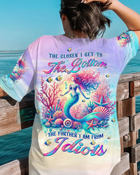 THE CLOSER I GET TO THE BOTTOM MERMAID ALL OVER PRINT - TLTW0708244