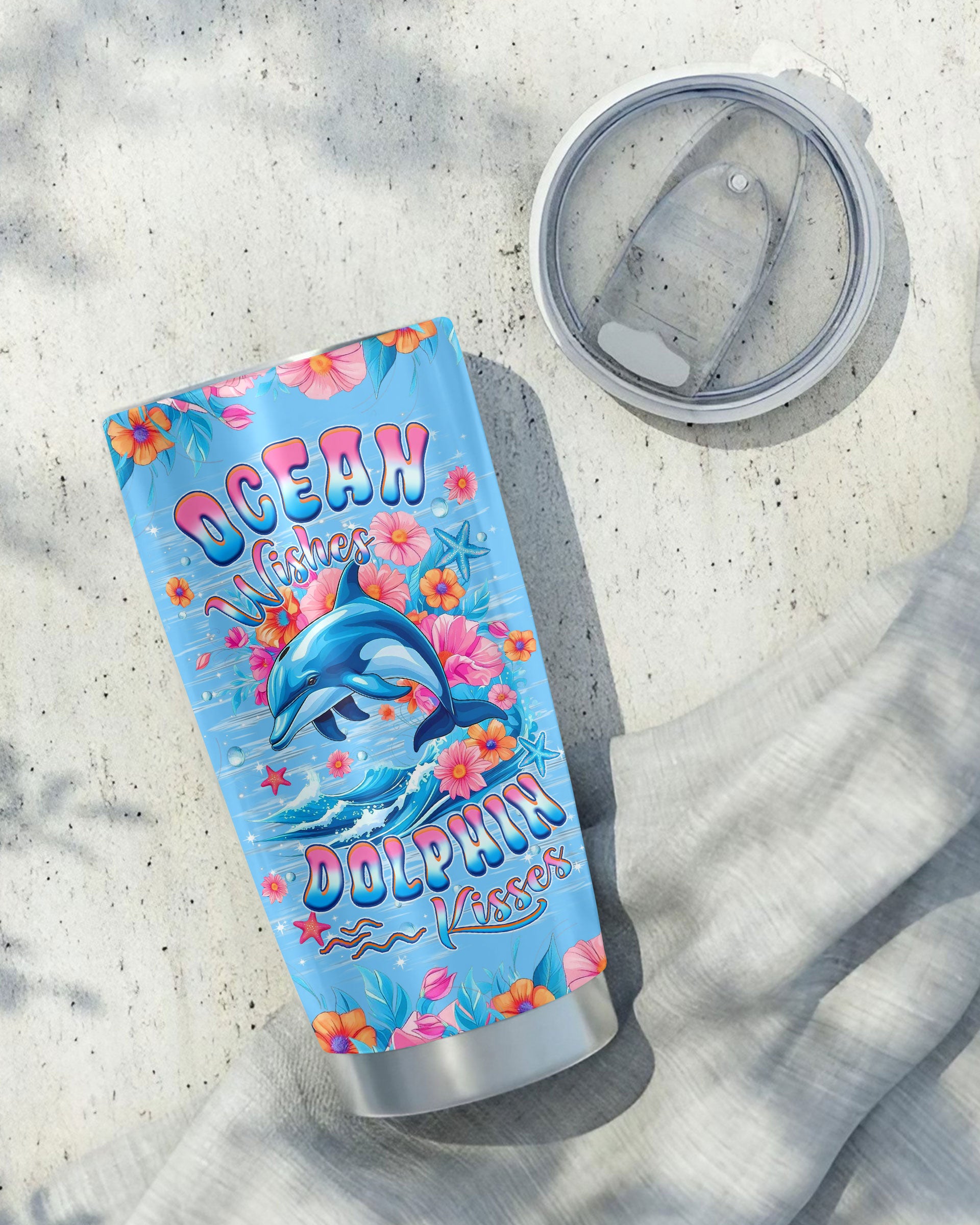OCEAN WISHES DOLPHIN KISSES TUMBLER - YHHN1709254