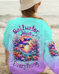 SALTWATER HEALS EVERYTHING DOLPHIN ALL OVER PRINT - TLTW2311233