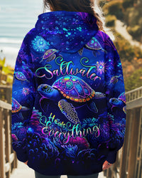 SALTWATER HEALS EVERYTHING TURTLE ALL OVER PRINT - TLTW1412243