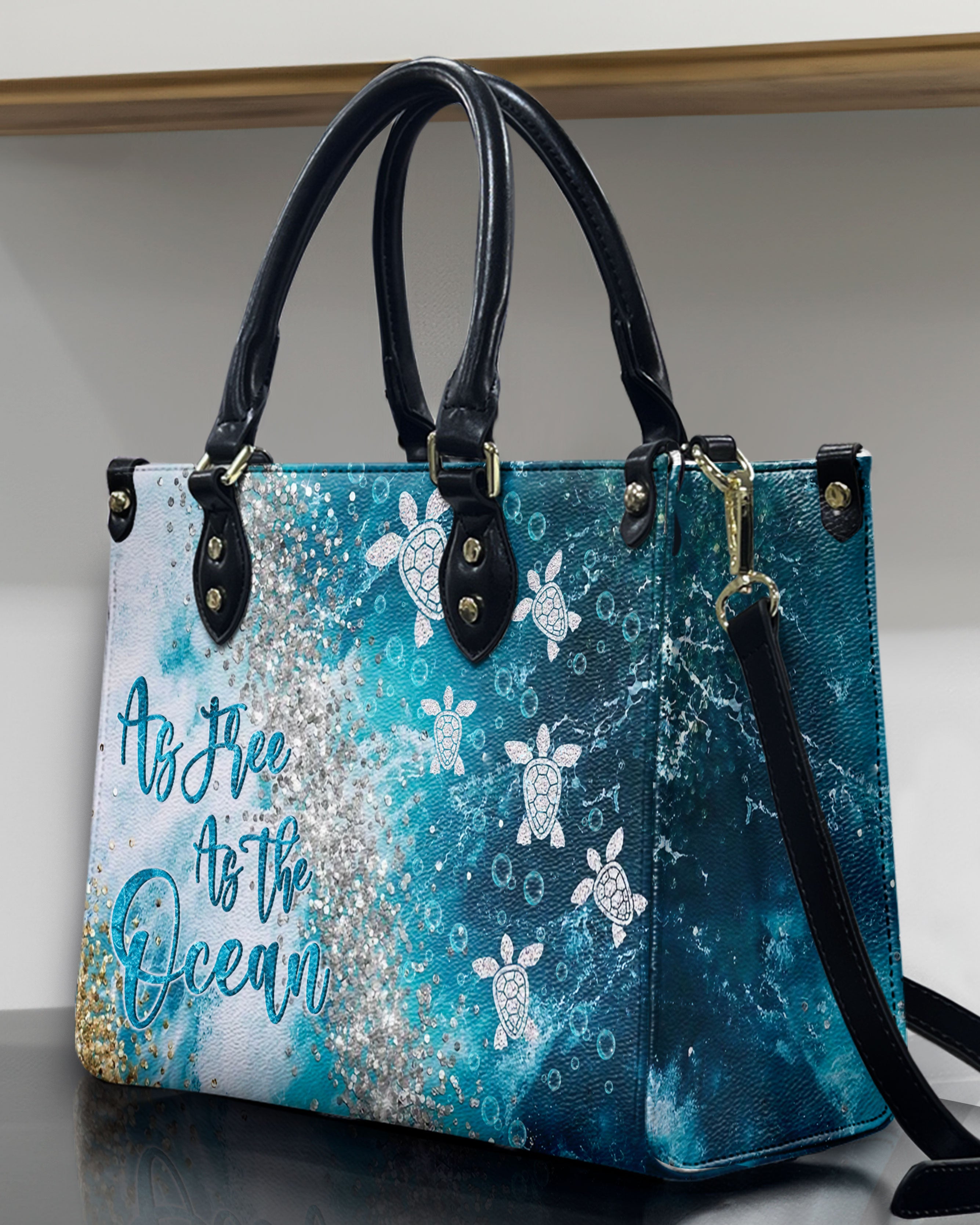 AS FREE AS THE OCEAN LEATHER HANDBAG - YHLN1811244