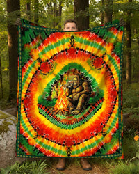CHROMATIC CAMPFIRE BIGFOOT FLEECE BLANKET - YHHN2601263
