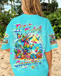 IT'S 5 O'CLOCK SOMEWHERE PARROT ALL OVER PRINT - TLTW2305245