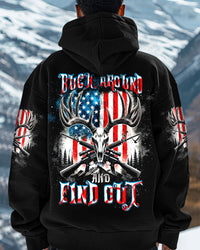 BUCK AROUND AND FIND OUT DEER HUNTING ALL OVER PRINT  - TLTW1302253