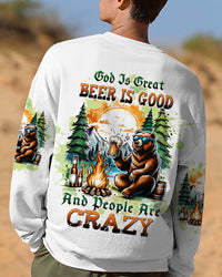 GOD IS GREAT BEER IS GOOD BEAR ALL OVER PRINT - TLTW2512233