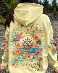 ADVENTURE IS MY BEST THERAPY COMPASS ALL OVER PRINT - YHHG0210234