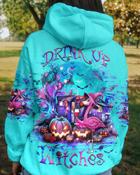 DRINK UP WITCHES FLAMINGO HALLOWEEN ALL OVER PRINT - YHHG1208232