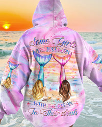 SOME GIRLS ARE JUST BORN MERMAID ALL OVER PRINT - YHHG2908232