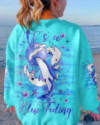 IT'S A BLUE FEELING ALL OVER PRINT - YHHG1708234