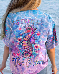 AS FREE AS THE OCEAN SEAHORSE ALL OVER PRINT - YHHG2507234