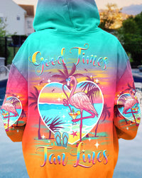 GOOD TIMES TAN LINES FLAMINGO ALL OVER PRINT - YHHG1809234