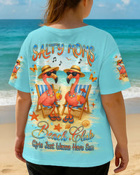SALTY MOMS BEACH CLUB FLAMINGO ALL OVER PRINT - YHLT1605253