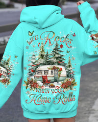 LIFE ROCKS WHEN YOUR HOME ROLLS CHRISTMAS ALL OVER PRINT - YHDU1411231