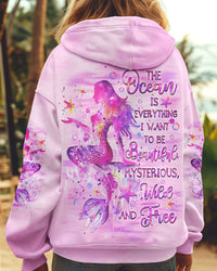THE OCEAN IS EVERYTHING I WANT TO BE MERMAID ALL OVER PRINT - YHLT2709243