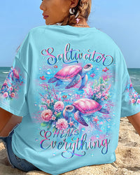 SALTWATER HEALS EVERYTHING TURTLE ALL OVER PRINT - YHLN2504241